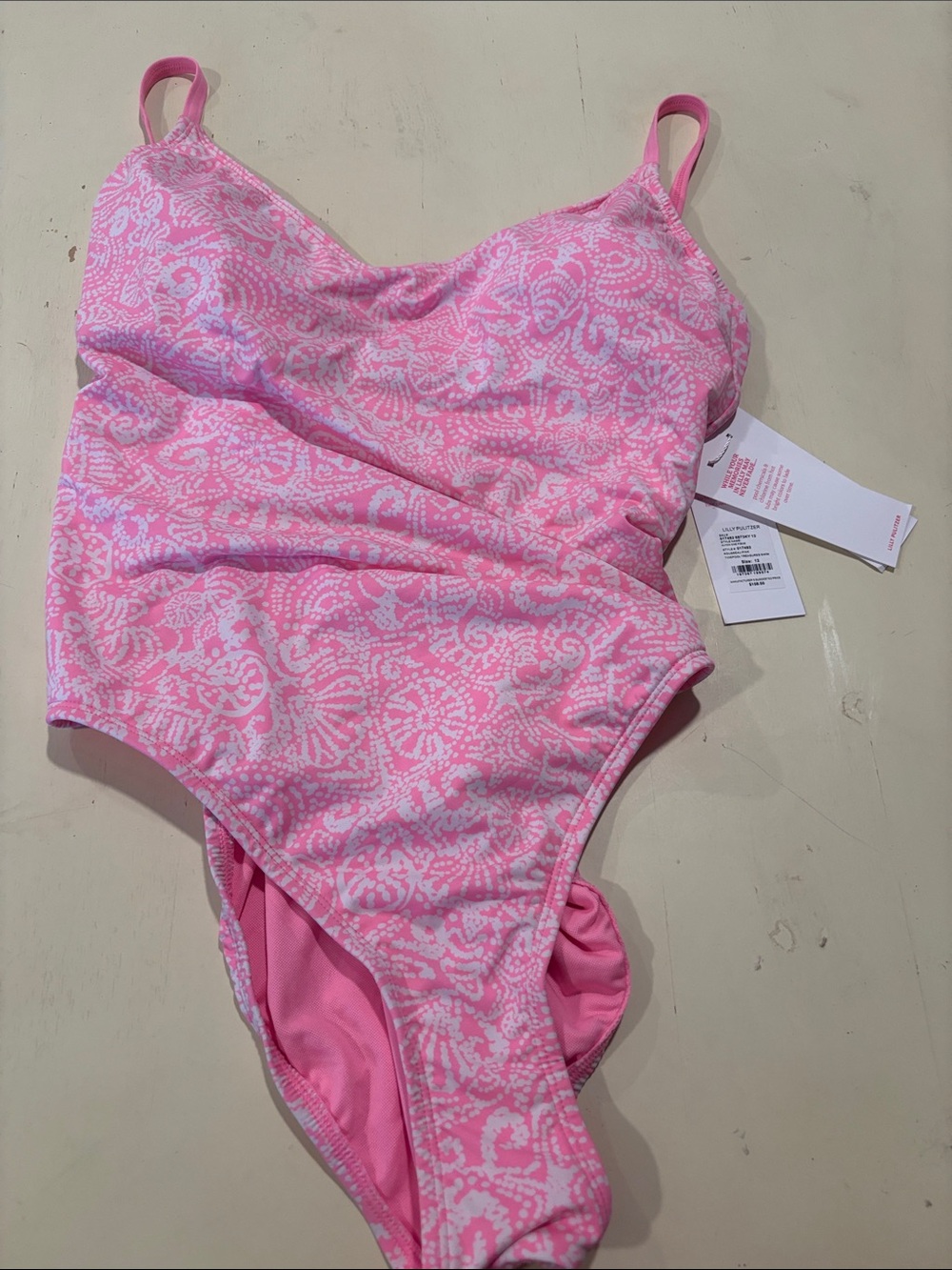 Lilly Pulitzer One-Piece Swimsuit in Rousseau Pink NWT 12